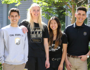 Group of Cal State LA students