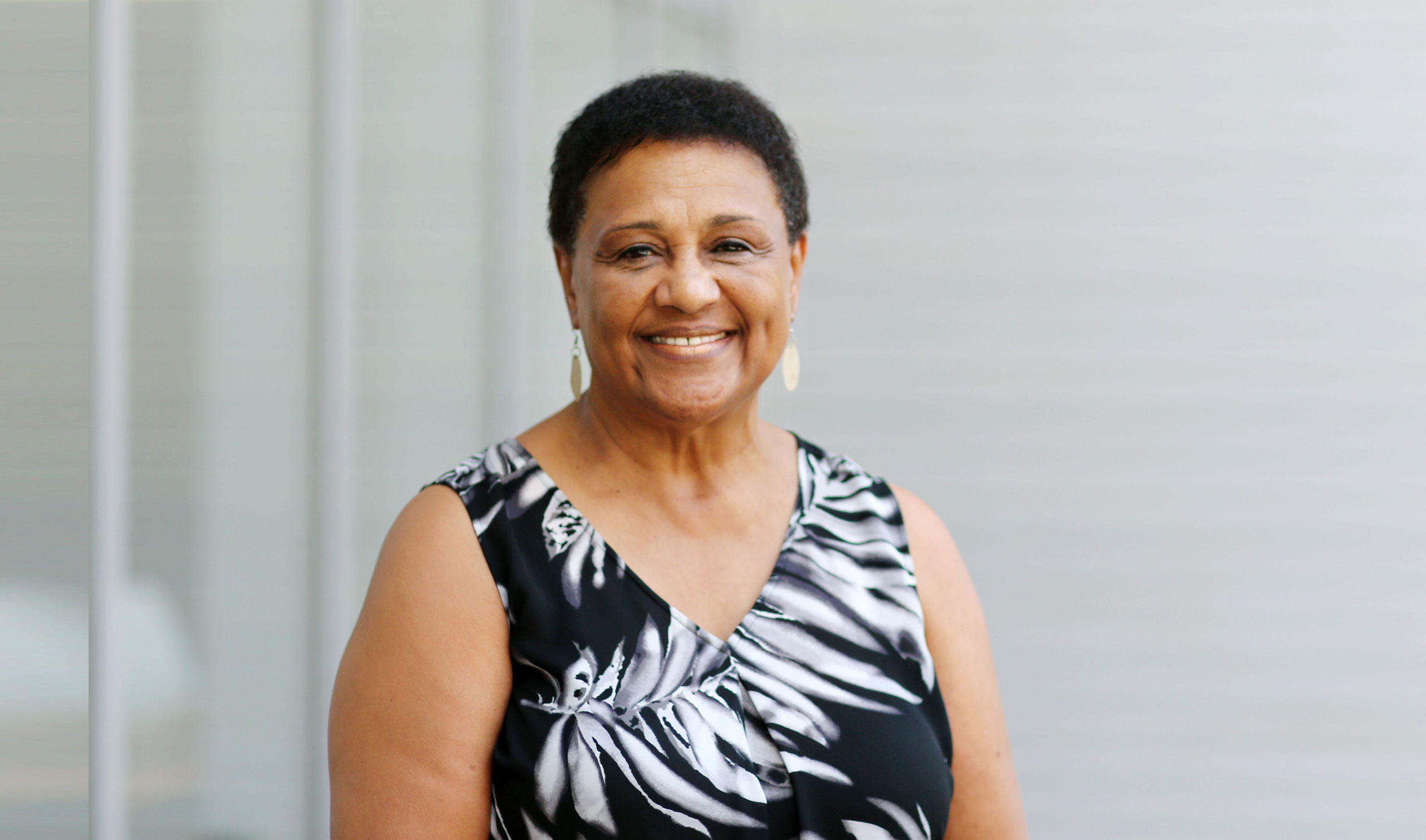 Faculty member and donor, Gail Washington